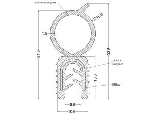 Cheder auto universal cu bulb central