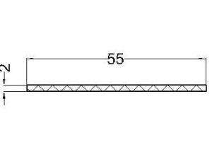 Banda de cauciuc EPDM 12x7 mm