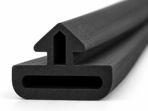 Garnitura din cauciuc tip sageata pentru profil metalic 24x17 mm