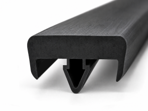 Garnitura din cauciuc tip sageata pentru profil metalic 37x22 mm