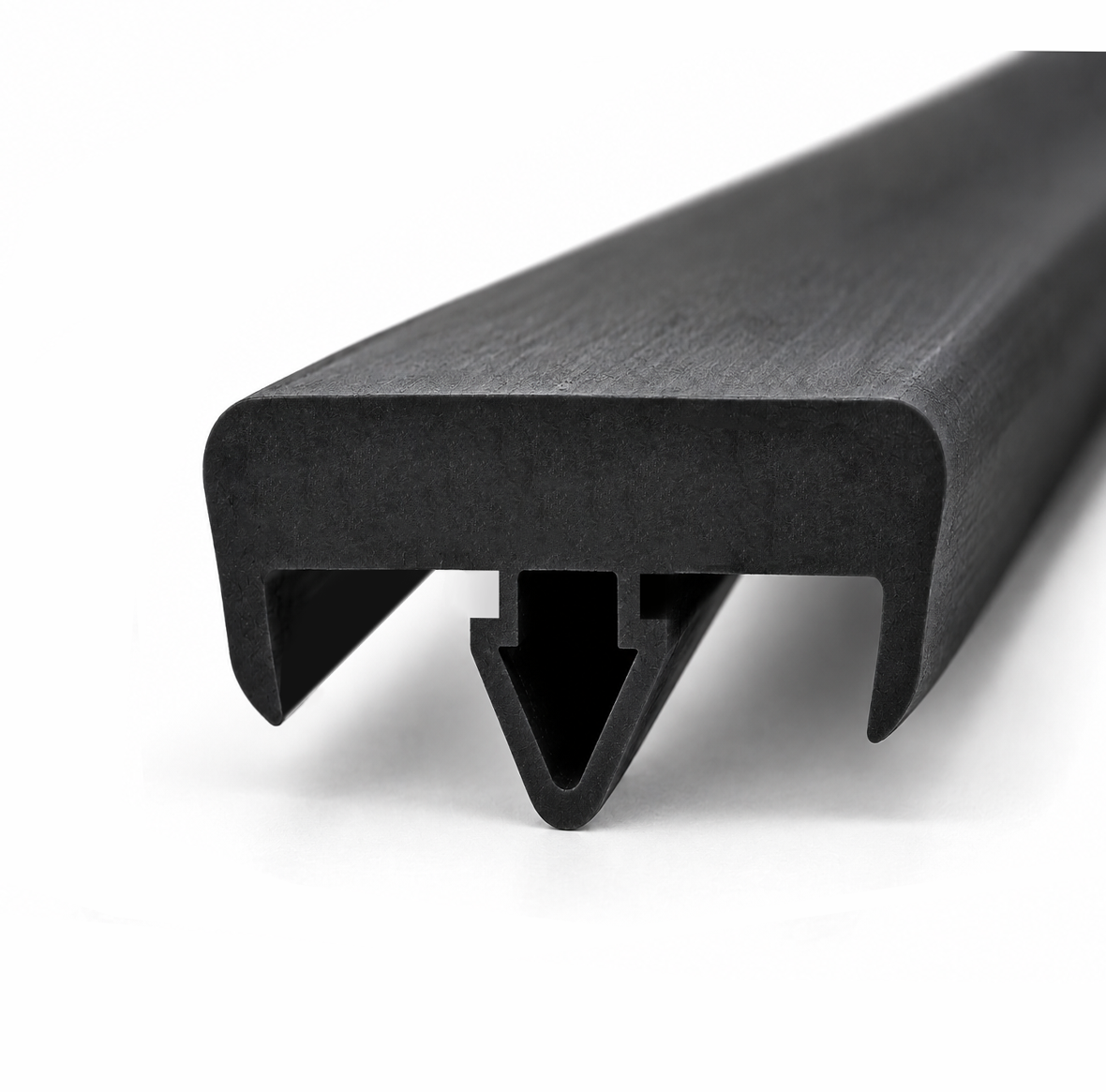 Garnitura din cauciuc tip sageata pentru profil metalic 37x22 mm